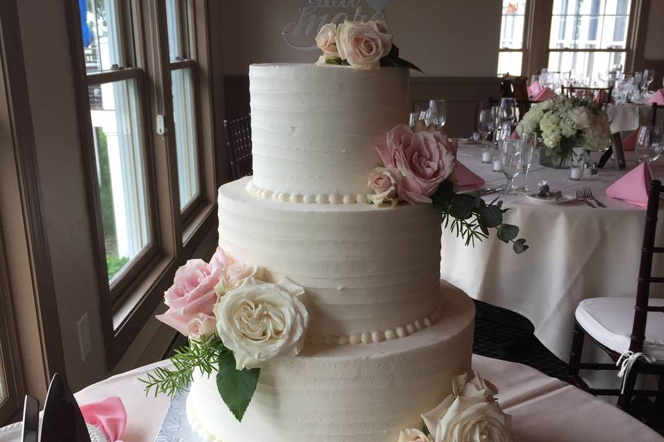 Wedding Cake by FlourGirl Patissier - Laura & Chris