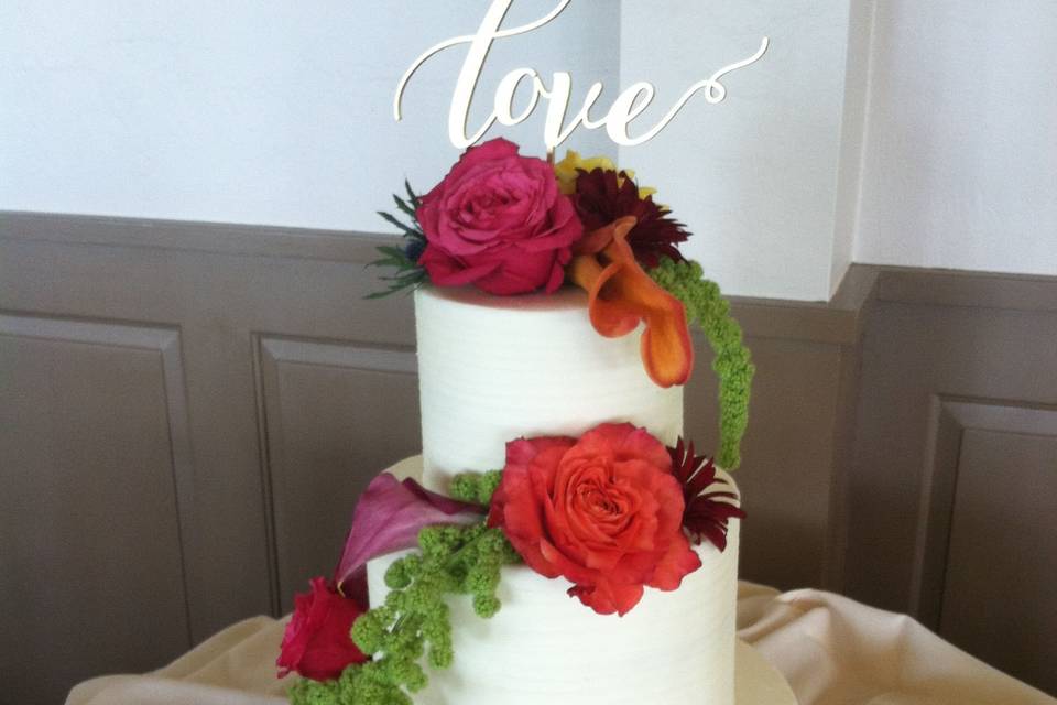 Wedding Cake by FlourGirl Patissier - Suzie & Mike