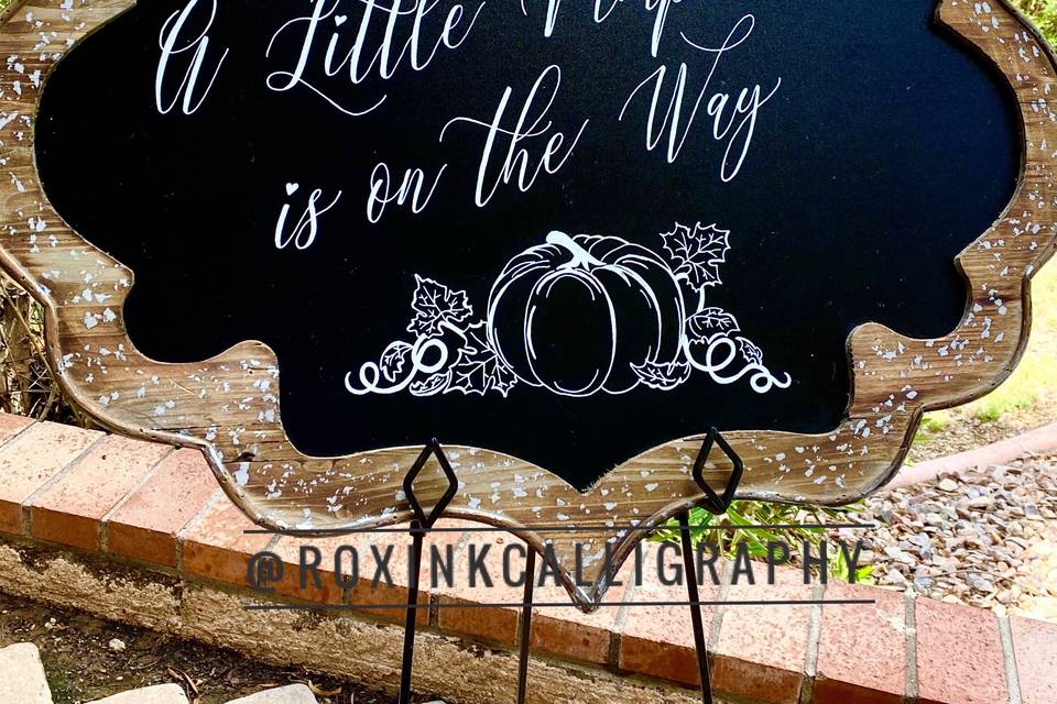 Baby Shower Sign
