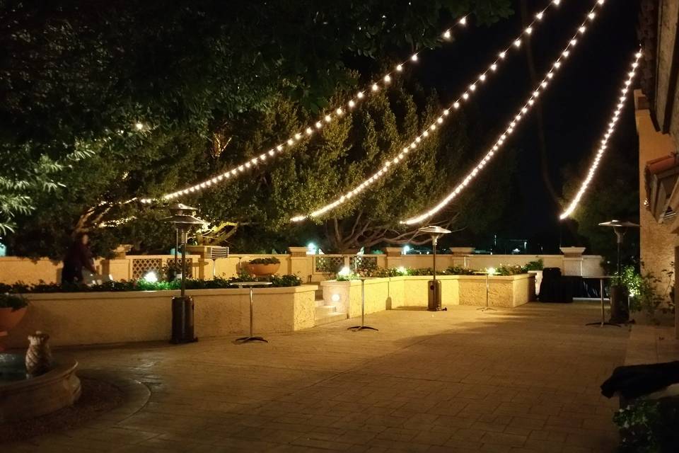 Outdoor lighting at the Arizona Grand Resort