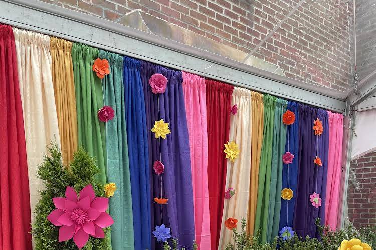 Paper decor for Bat Mitzvah