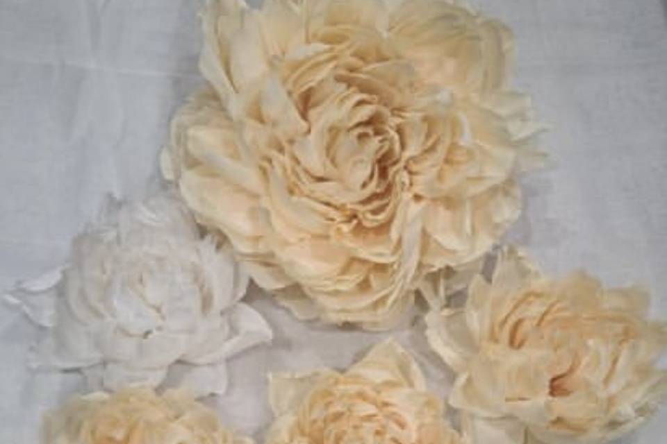 Paper flowers for wedding