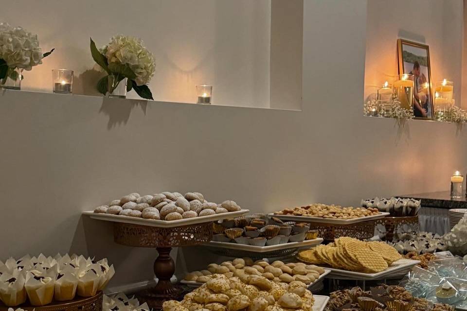 Close Up Dessert Display
