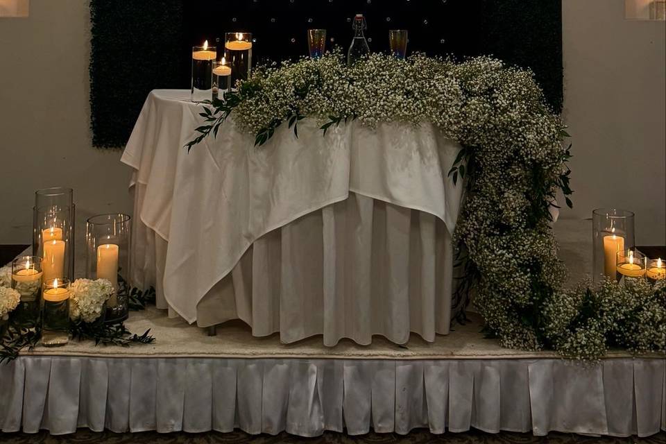 Head Table View