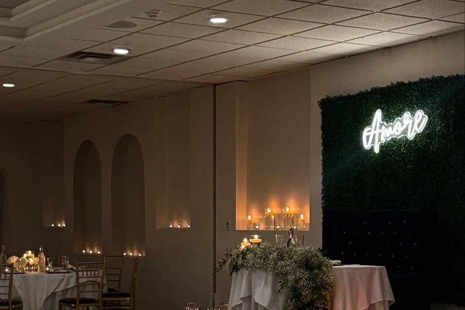 Dancefloor and Head Table View