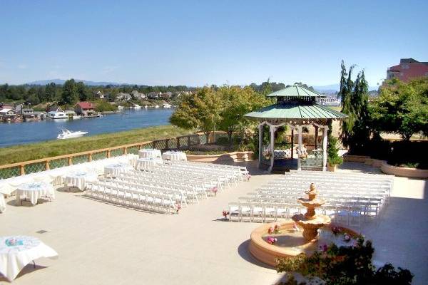 Unique venue right on the Columbia River in North Portland....