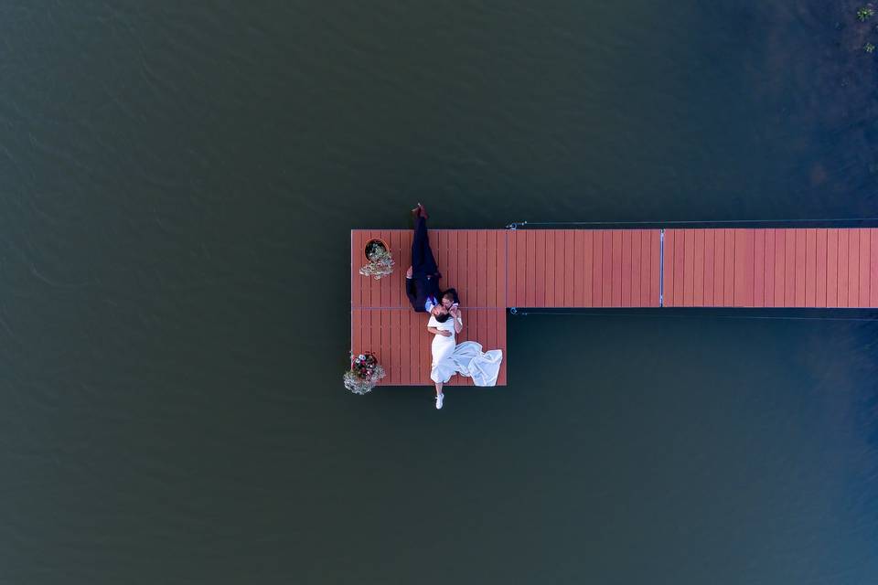 Drone on the Dock