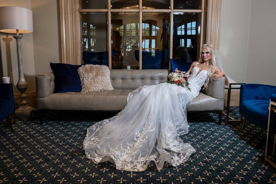 Bride on the Couch