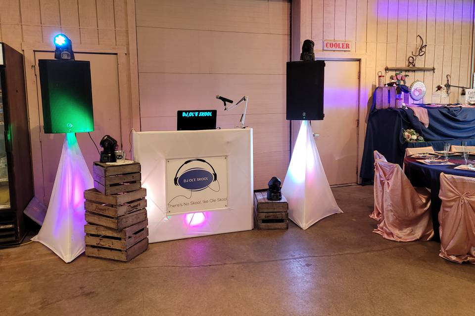 Wedding setup