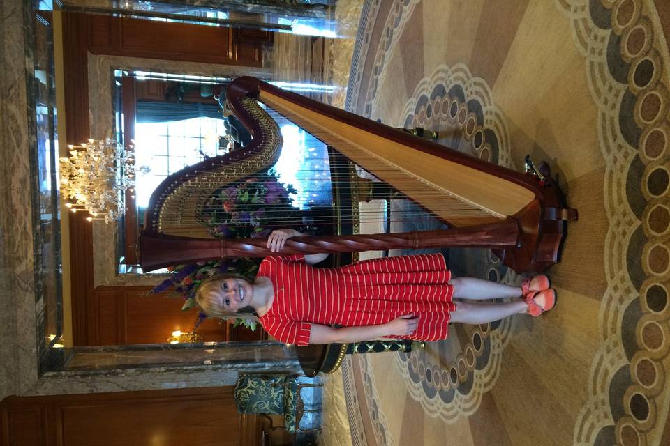 Annie Clark Harpist