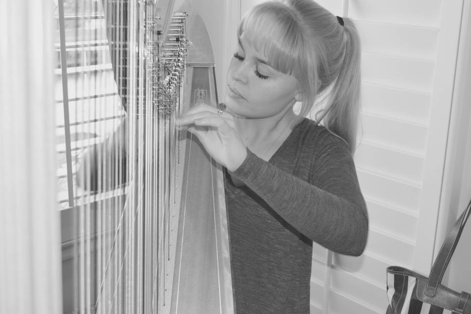 Annie Clark Harpist