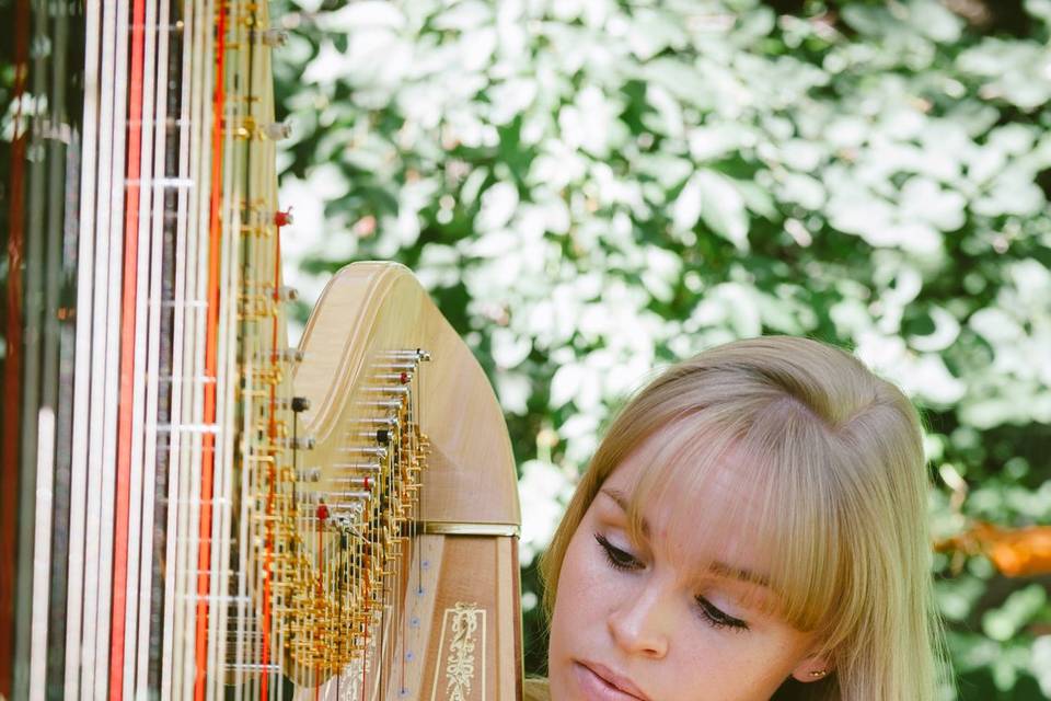 Annie Clark Harpist