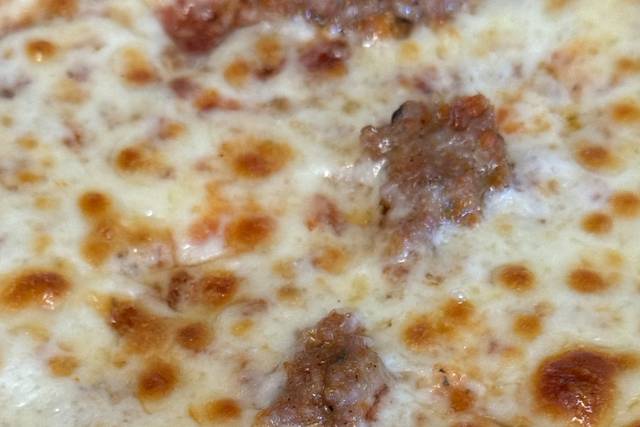 Close up of our pizzas