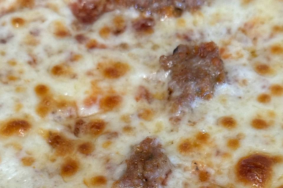 Close up of our pizzas