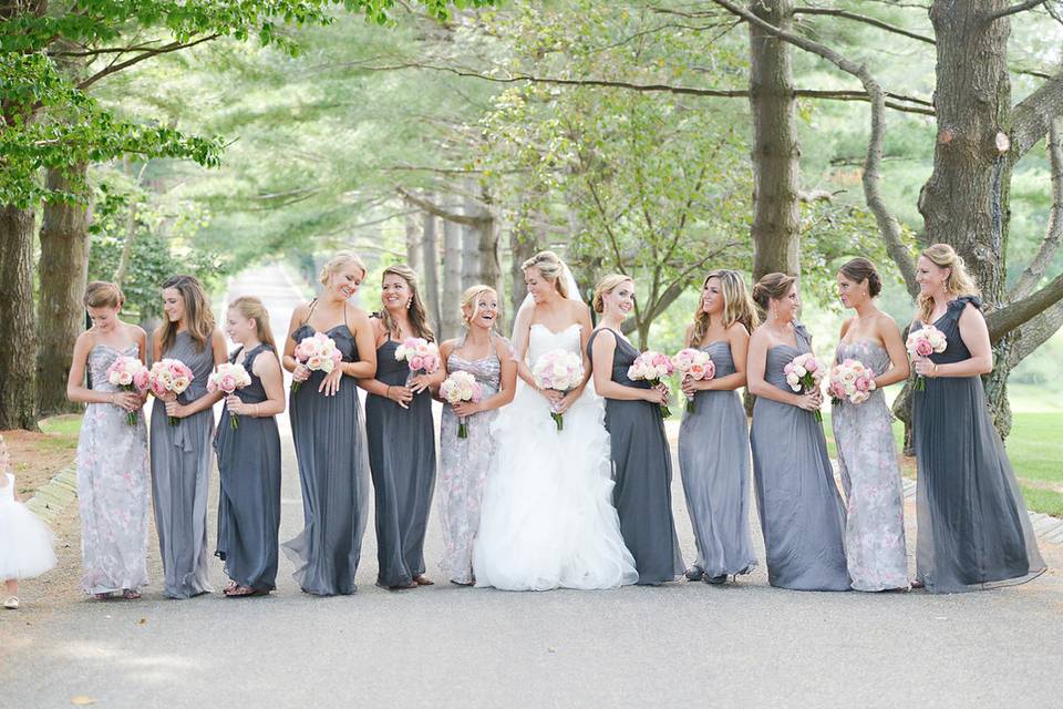 Bridal party Ashford Estate