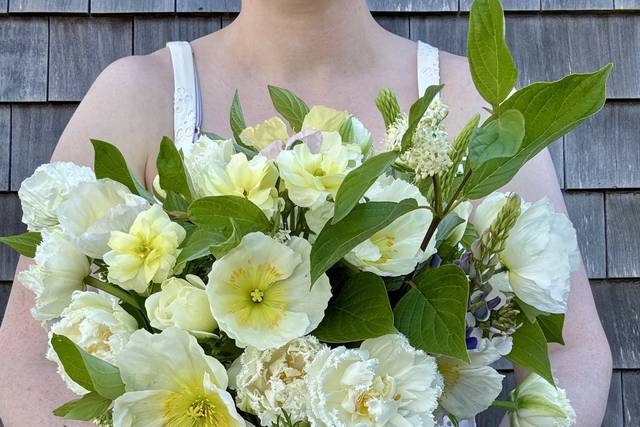 Spring bridal bouquet
