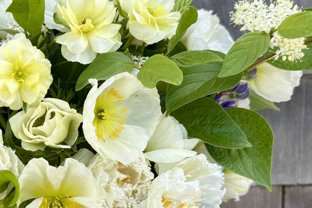 Spring bridal bouquet