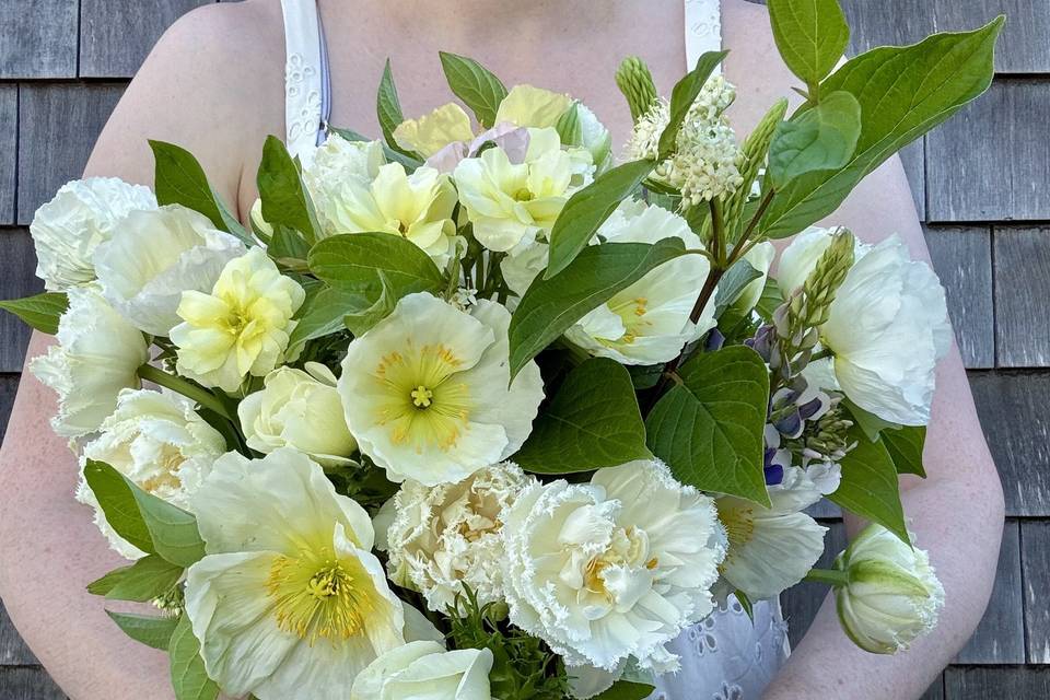 Spring bridal bouquet