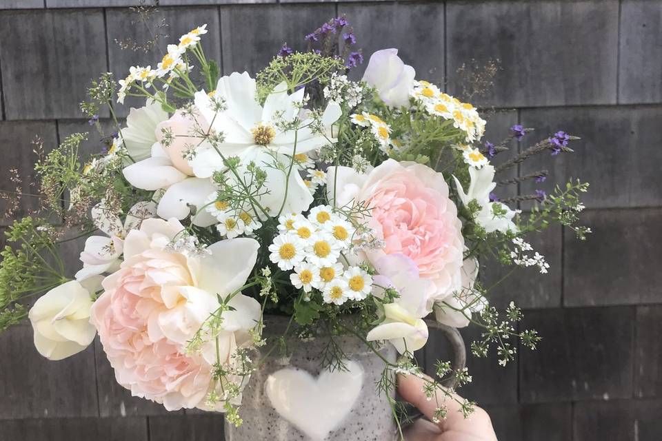 Spring bridal bouquet