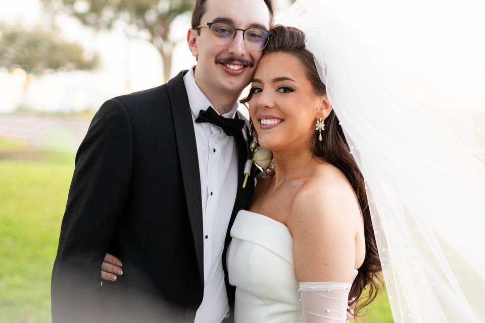 Bride and groom portraits