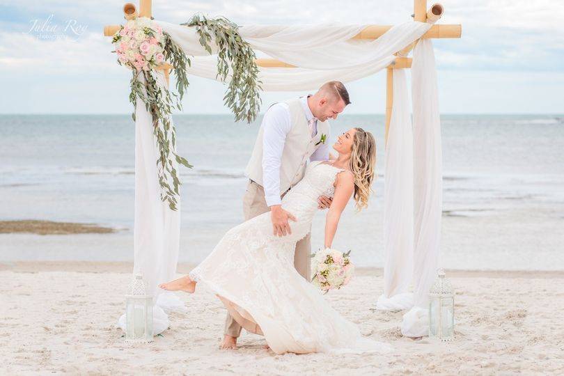 Key West beach wedding , renew