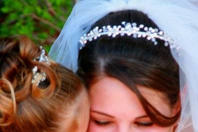 Bride and Flower Girl
