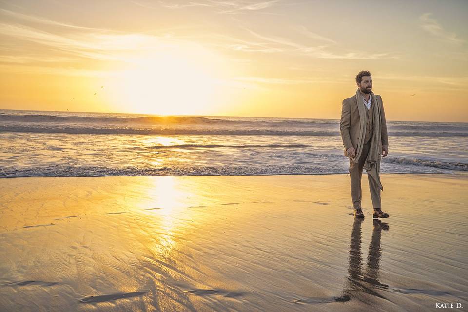 Sunset on our Groom