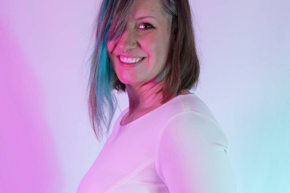3/4 bride portrait