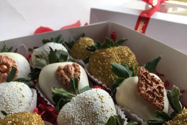 Chef Schonberg's Sweets bridal party gift boxes