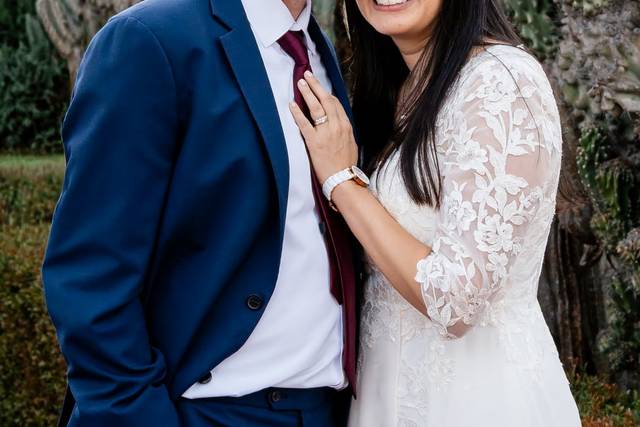 Couple at Reception