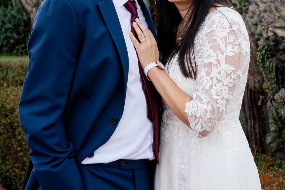 Couple at Reception