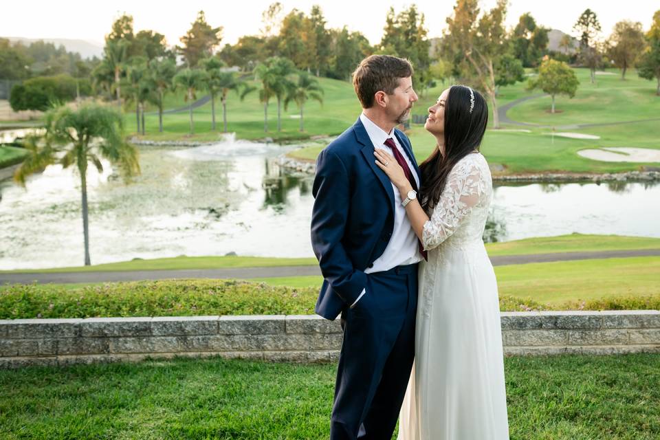 Couple at Reception
