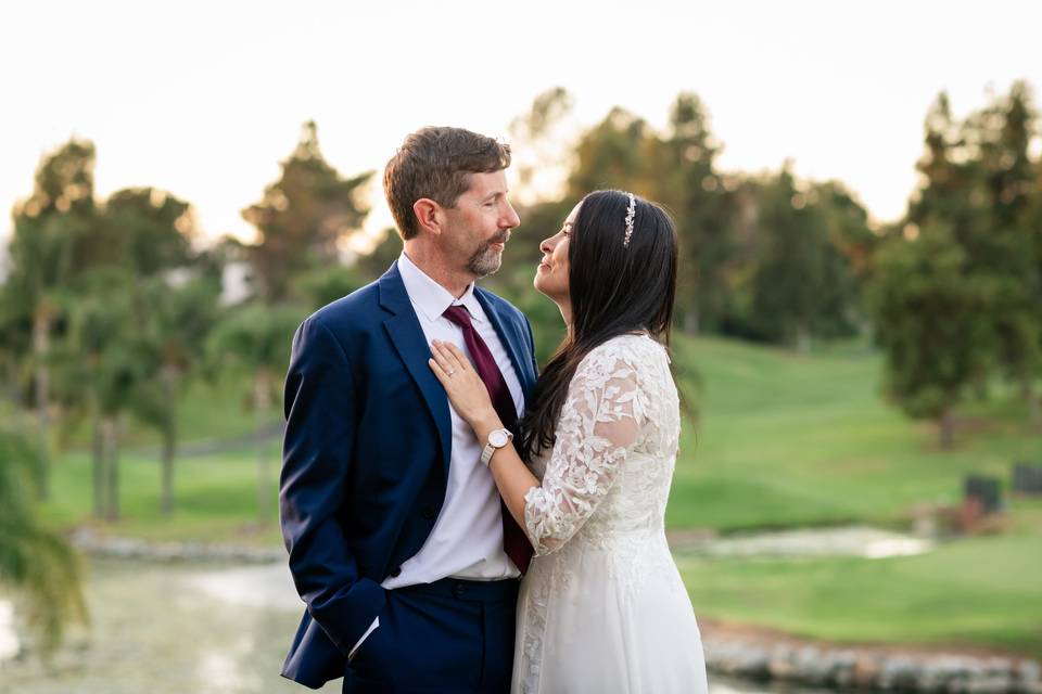 Couple at Reception