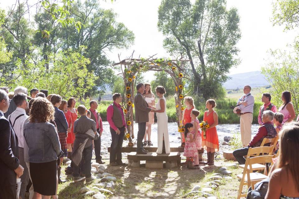 Sunny Ceremony in Steamboat