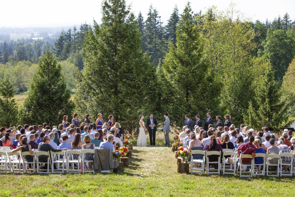 Ceremony near Bellingham