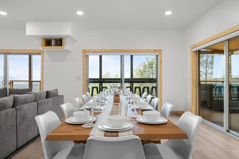 12-Person Dining Table