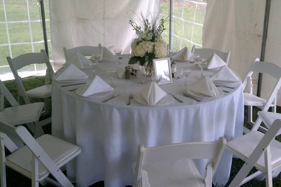 Lakes and Mountains Tent and Event