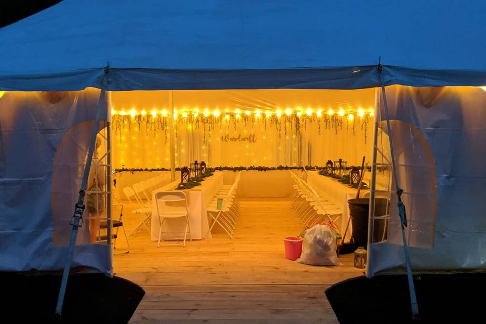 Lakes and Mountains Tent and Event
