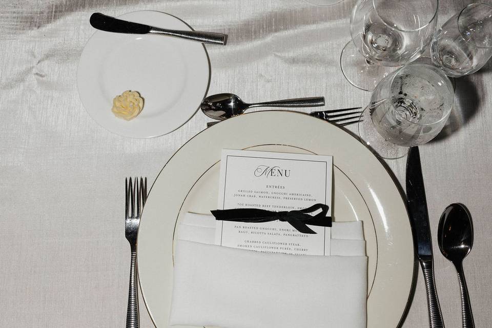 Pearl Candle centerpiece
