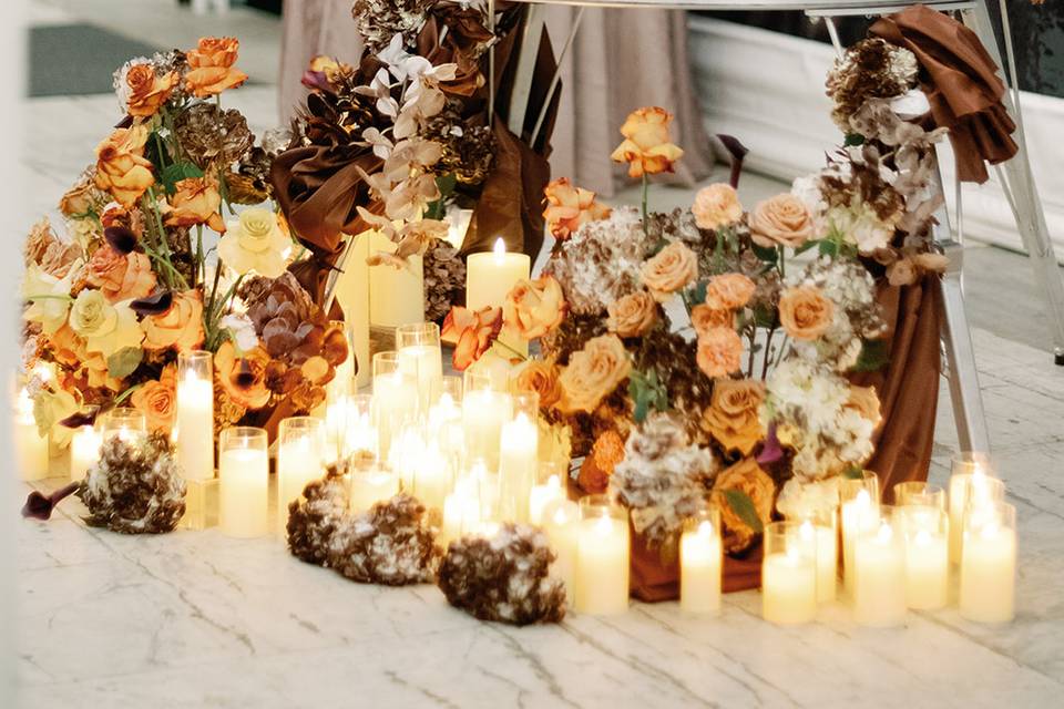 Bell Mer Candle wedding
