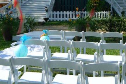 Venue decorated for the celebration