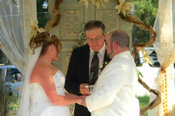 The happy couple