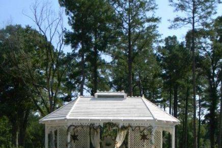 Outdoor wedding ceremony