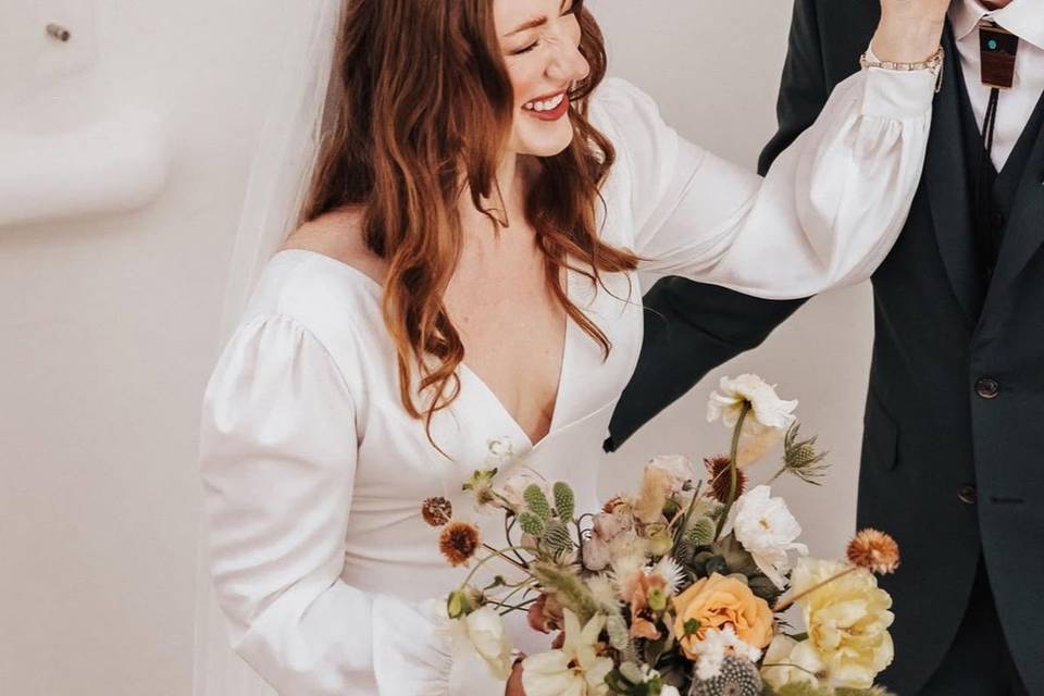 Liza at La Fonda Wedding