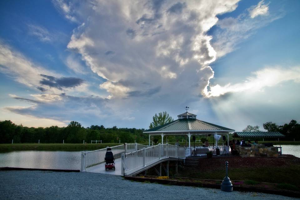 The Gazebo at Sunset Ridge Buffalo Farm