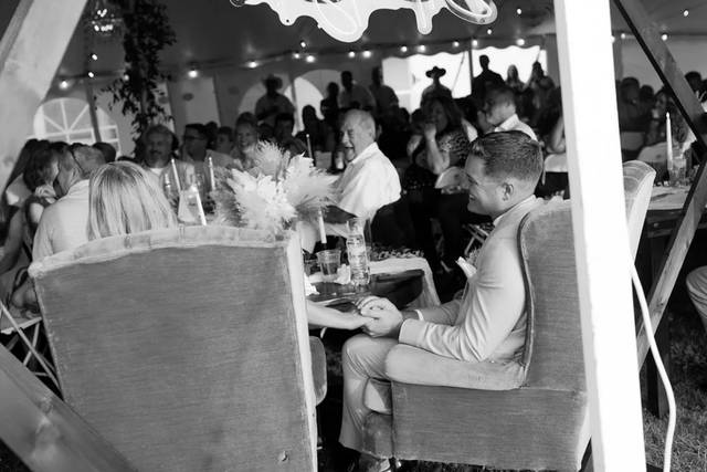 Tented wedding in Bismarck, ND