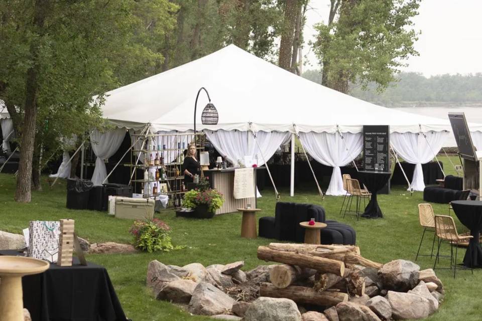 Bismarck tented wedding