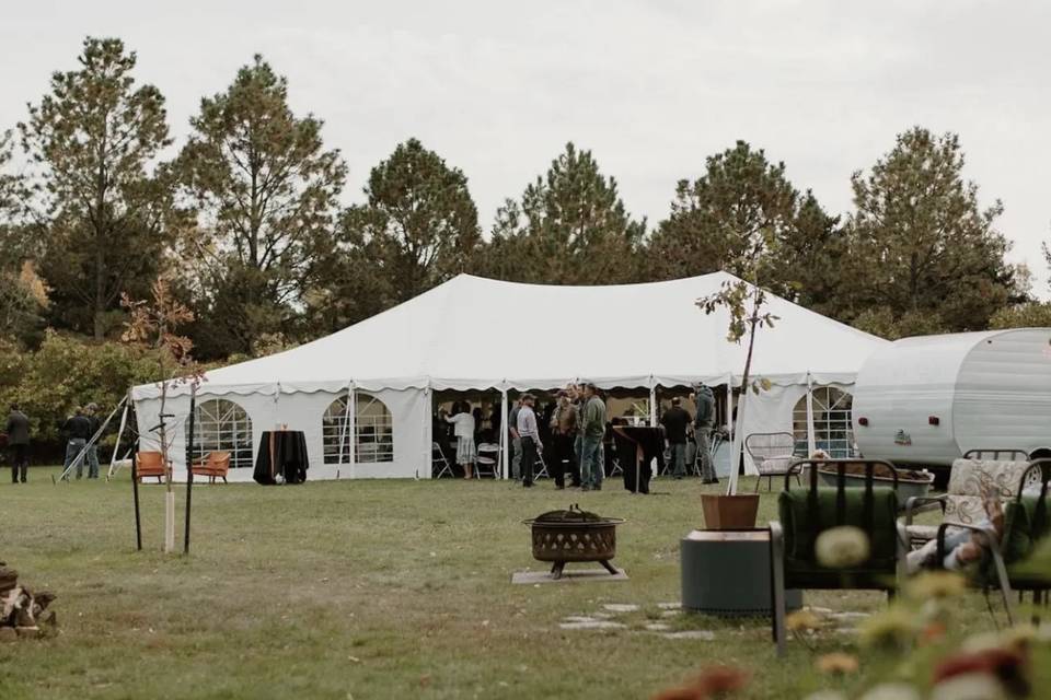 Bismarck tented wedding
