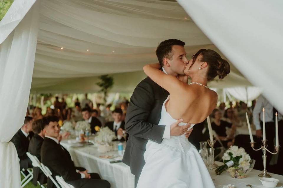 Bismarck tented wedding