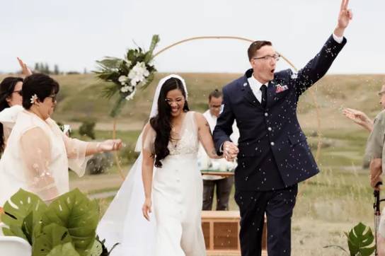 Bismarck tented wedding
